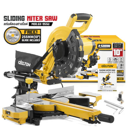 เครื่องเลื่อยองศา DELTON รุ่น GX-955U 10 นิ้ว 2,500 วัตต์_8
